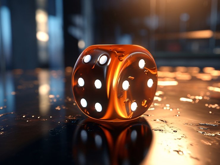 Suasana bingo malam bernuansa ungu
